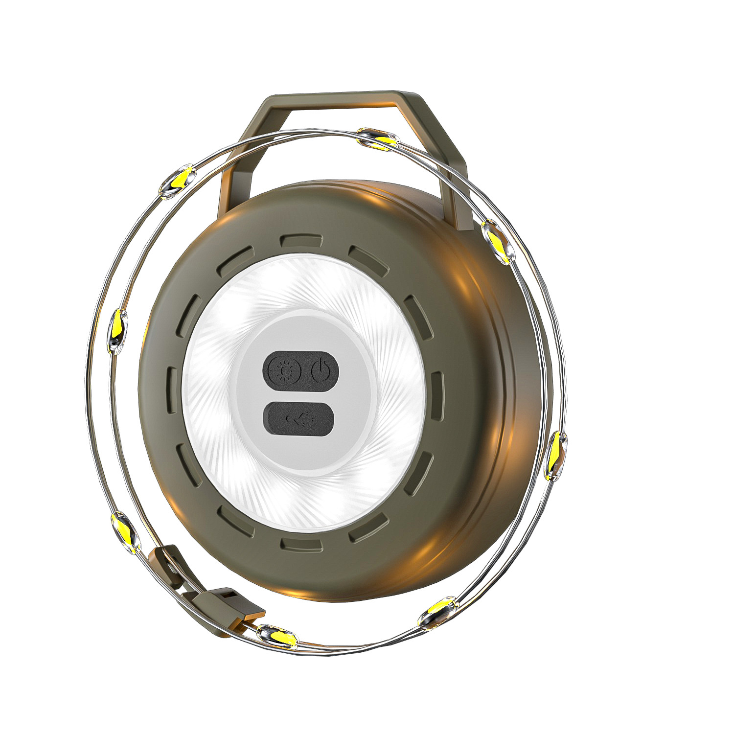 Explosión de vibración de campamento al aire libre luz de campamento portátil telescópica cinta de medición lámpara de lámpara de campamento lámpara de tienda de campaña