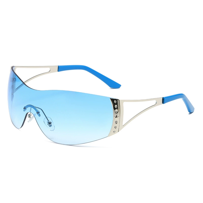 Солнцезащитные очки XinheGlasses, металл без оправы, европейский стиль, поляризованные UV400, несколько цветов