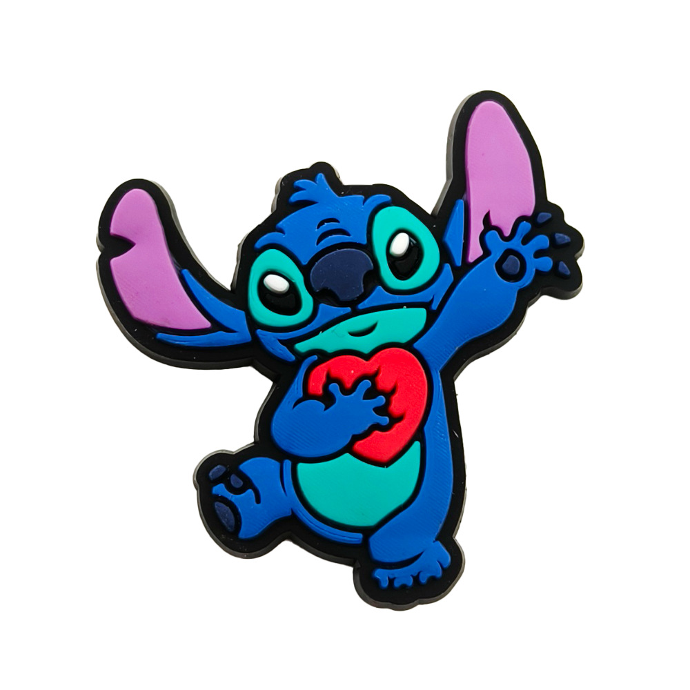 かわいい漫画スティッキシリーズ洞靴花pvcソフトガーデン靴diy装飾ボタン