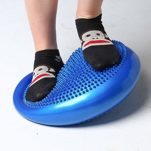 Acupuncture balance plate thickened explosion-proof balance sense system rehabilitation recovery training inflatable yoga cushion massage balance cushion