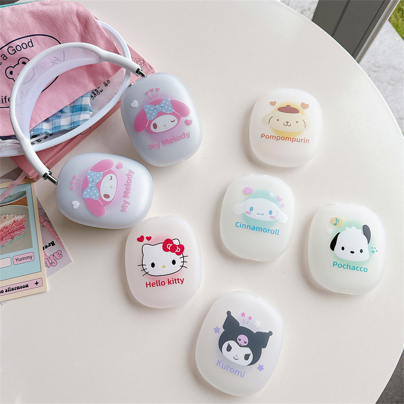 Kt Cat Kuromi Suitable for AirPods Max Protective Case Apple Head-Mounted Bluetooth Headset Protective Case Cute Kt Cat Kuromi Suitable for AirPods Max Protective Case Apple Head-Mounted Bluetooth Headset Protective Case Cute