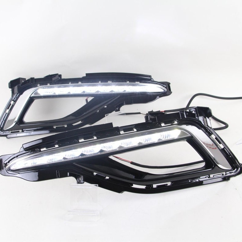 Aplicable a 15 Sonata luces de circulación de 9 días 9 generación Sonata LED luces de circulación diurna Cable luces de 9 días