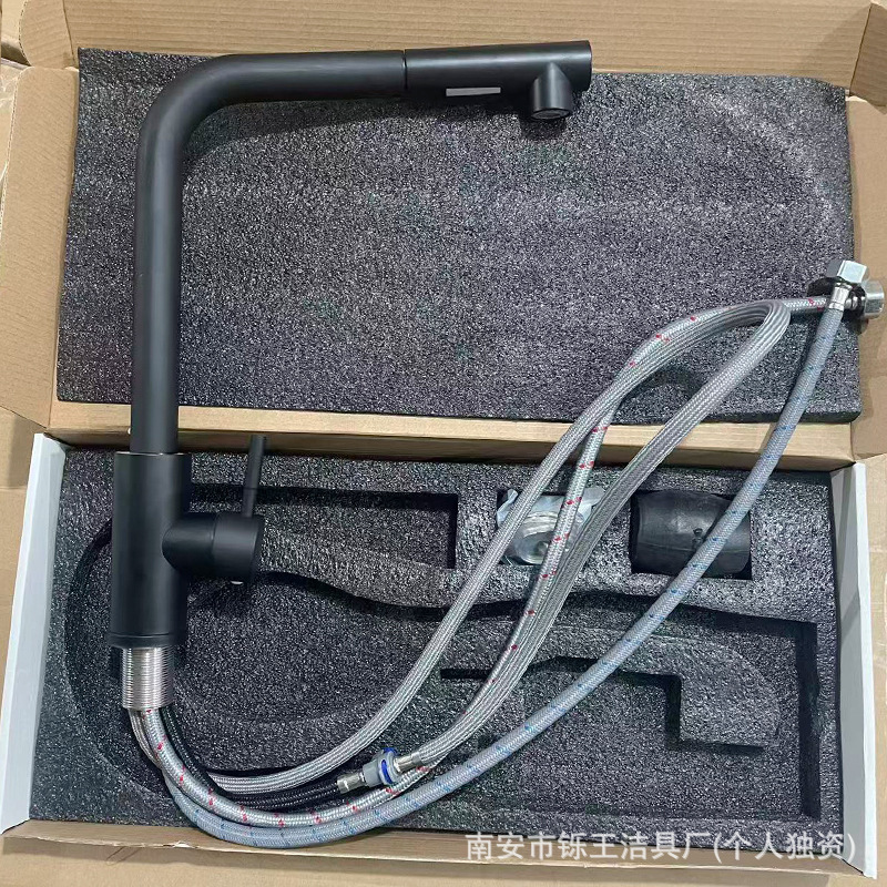 ステンレス引き式蛇口冷熱両用ベランダ厨房野菜鉢水槽伸縮回転蛇口卸売り|undefined