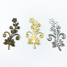 DIY�Ʒ��� 21*40mm���ٻ�֦�Ƕ��ʯ��֦С����Ƭ�Ʒ����