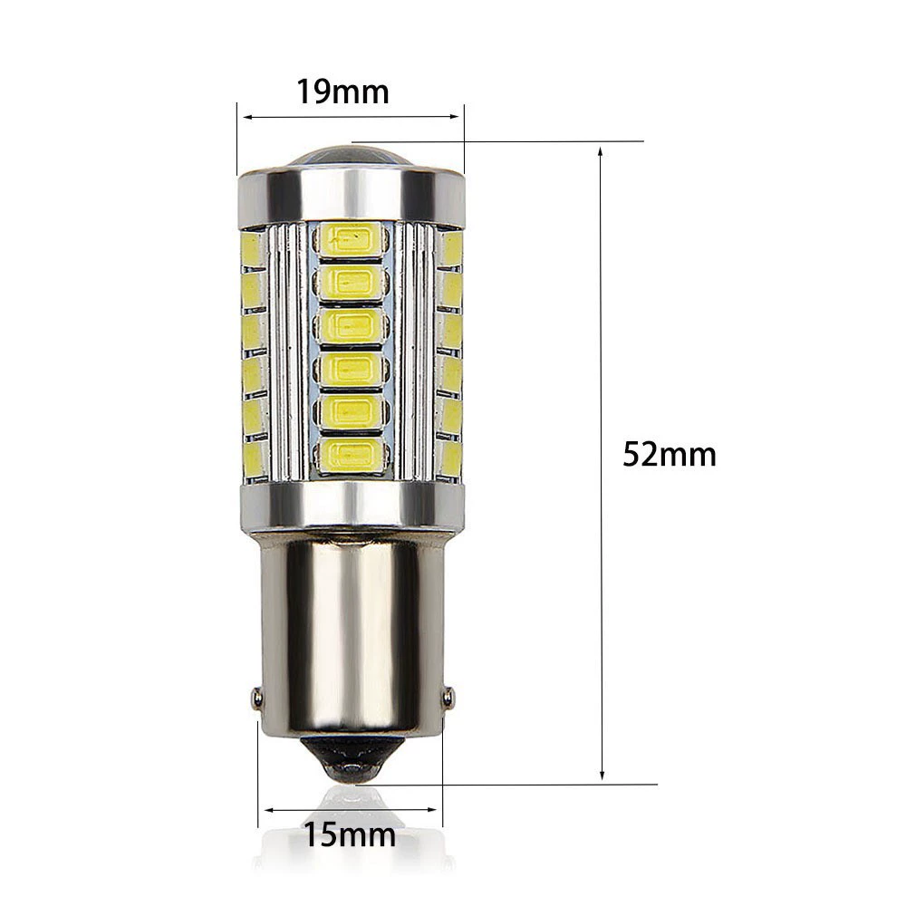 BA15S автомобильная LED задняя лампа, головка света 1157-1156-5630-33SMD тормозной свет