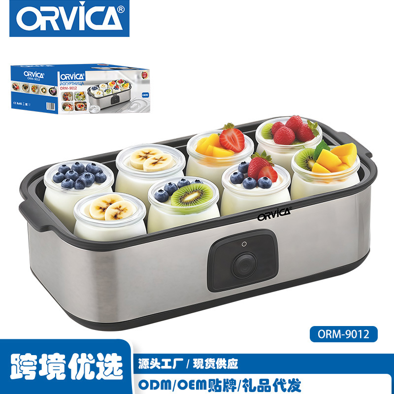 ORVICA máquina de yogur transfronteriza para cocina doméstica pequeña máquina de fermentación de yogur automática multifuncional a temperatura constante