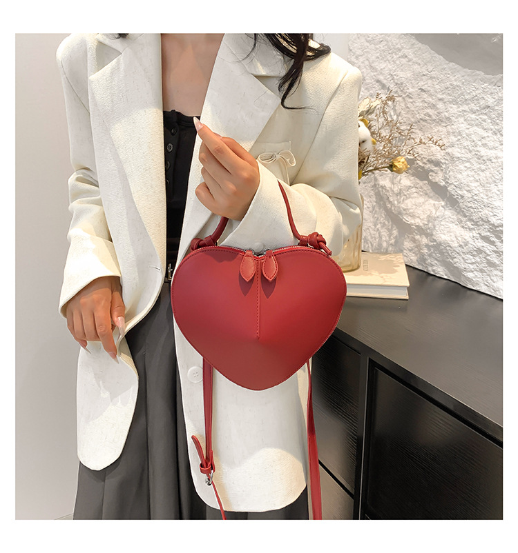 Borsa a tracolla da sera a forma di cuore design lussuoso donna_voghion.com