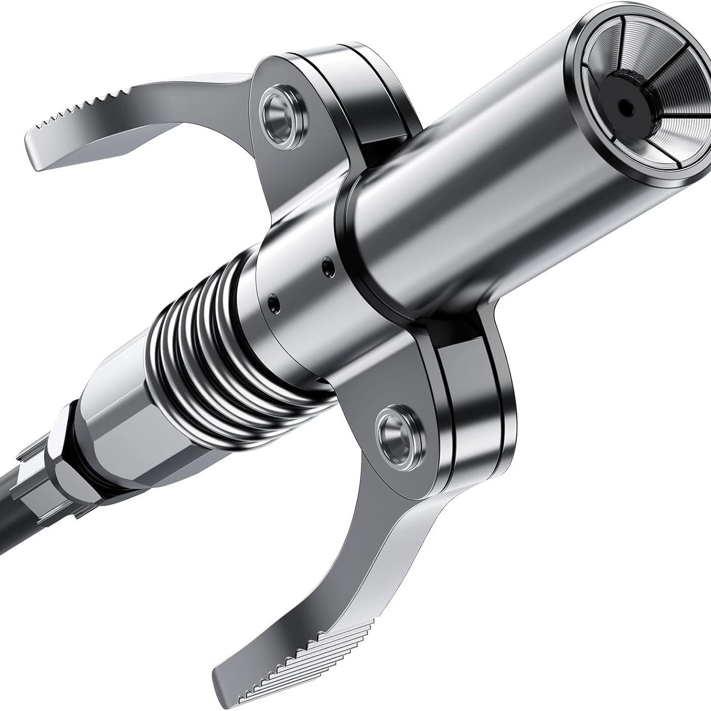 Универсал масляный рот из нержавеющей стали с двумя ручками высокого давления замок зажим масляной насадки