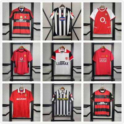Ретро-джерси Man L Flamengo U W Arsenal No. 7 Cantona No. 24 Beckham Тайская версия майки