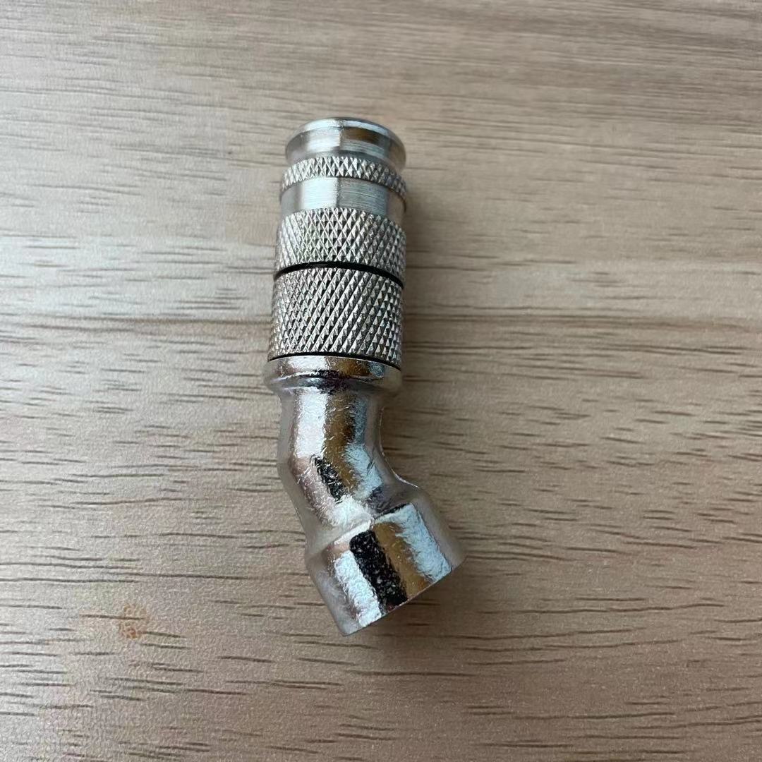 供应铜镀铬弯喷枪可分体喷枪可调喷雾散射直射