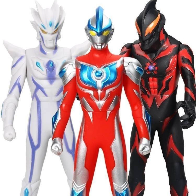 Кукла из мягкой резины, монстр, игрушка, Ultraman Tiga, полный набор, Супермен