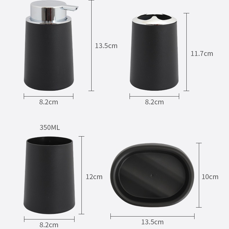 Baño taza de lavado traje de cuatro piezas conjunto Hotel baño cepillo de dientes taza enjuague bucal taza suministros kit caja de jabón