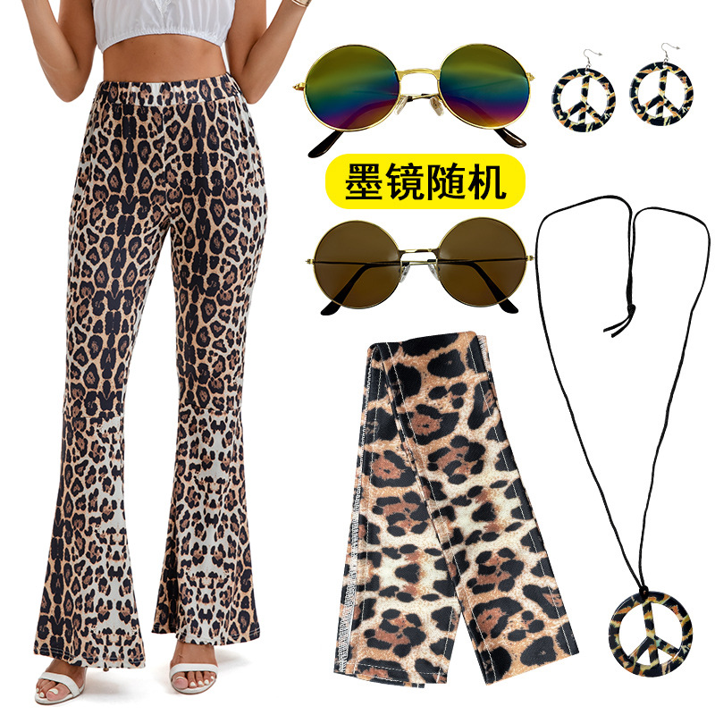 레오파드 프린트 팬츠 5종 세트