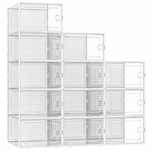 C 76034 Foldable transparent shoe box �۵�͸��Ь�п羳��