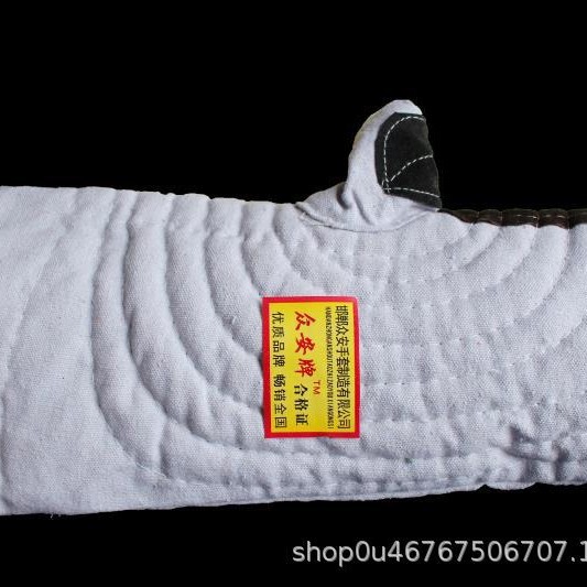 隔热防烫加厚棉巴掌帆布加棉手套加长帆布手闷子棉巴掌耐高温手套
