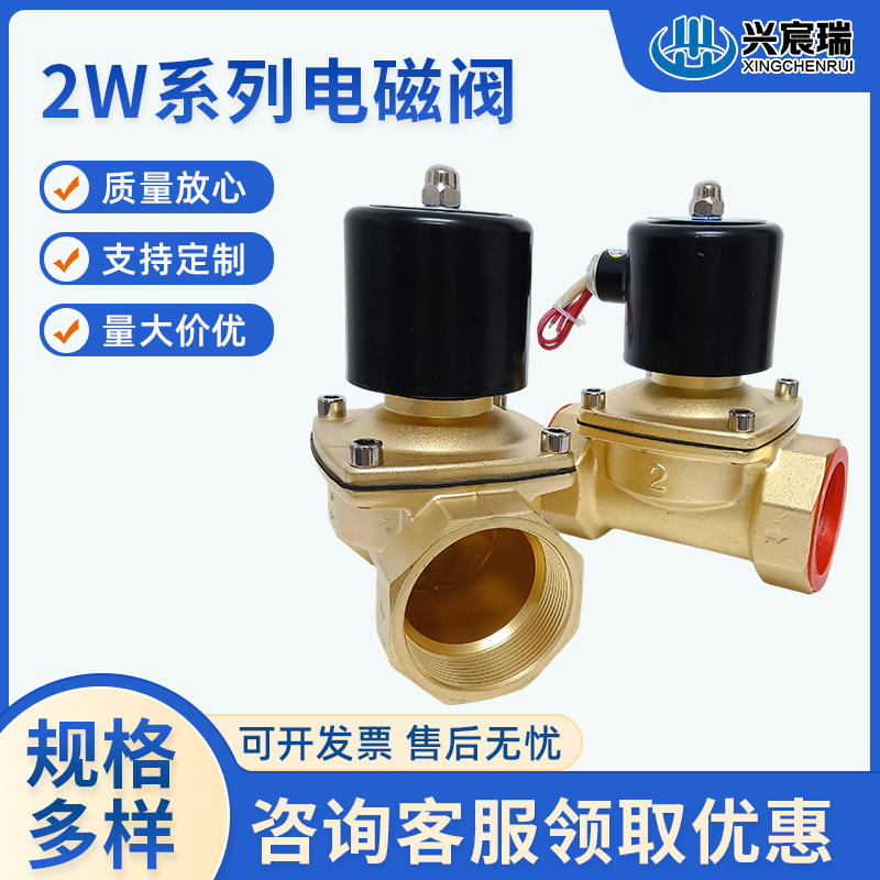2W二位二通直动式电磁阀2W400-40 2W500-50 2W650-65 2W800-80