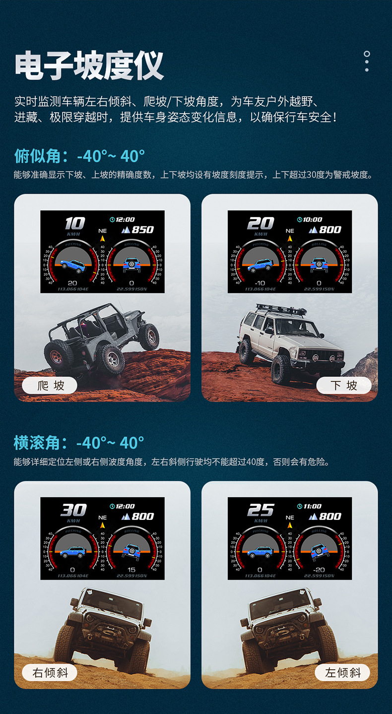 New Product P26 Car Hud Head-Up Display Lcd Obd Vehicle Speed, Speed, Fuel Consumption, Turbine Multi-Function Slope Meter