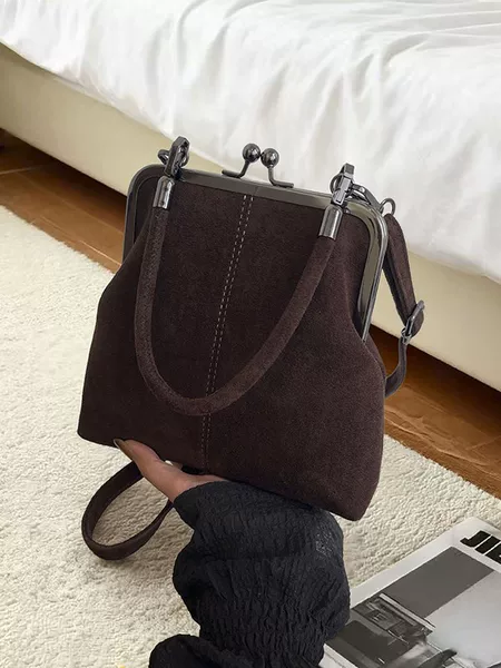Cross-border shoulder crossbody bag 2026 personalized shell phone bag new vintage patchwork crossbody bag with clasp handbag