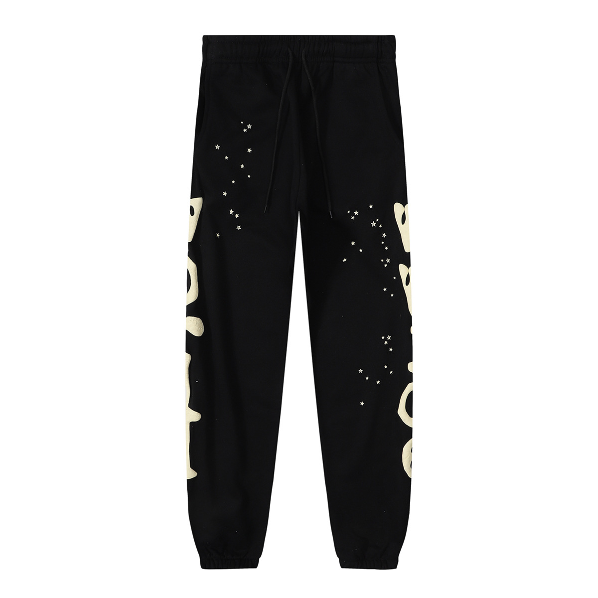 Sp5der cantante de hip hop europeo y americano mismo estilo carta de espuma 555555 impreso hombres y mujeres pareja suéter con capucha moda