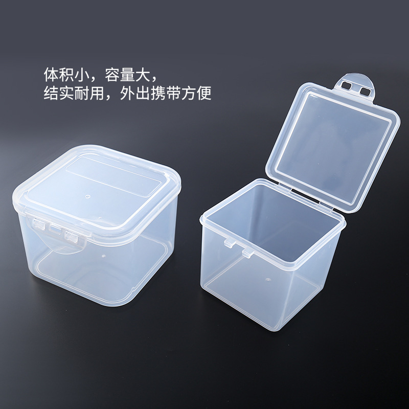 Caja de accesorios impermeables Caja de plástico Caja transparente Caja de herramientas Caja de peces Caja de pequeñas piezas Caja de ganchos de pesca