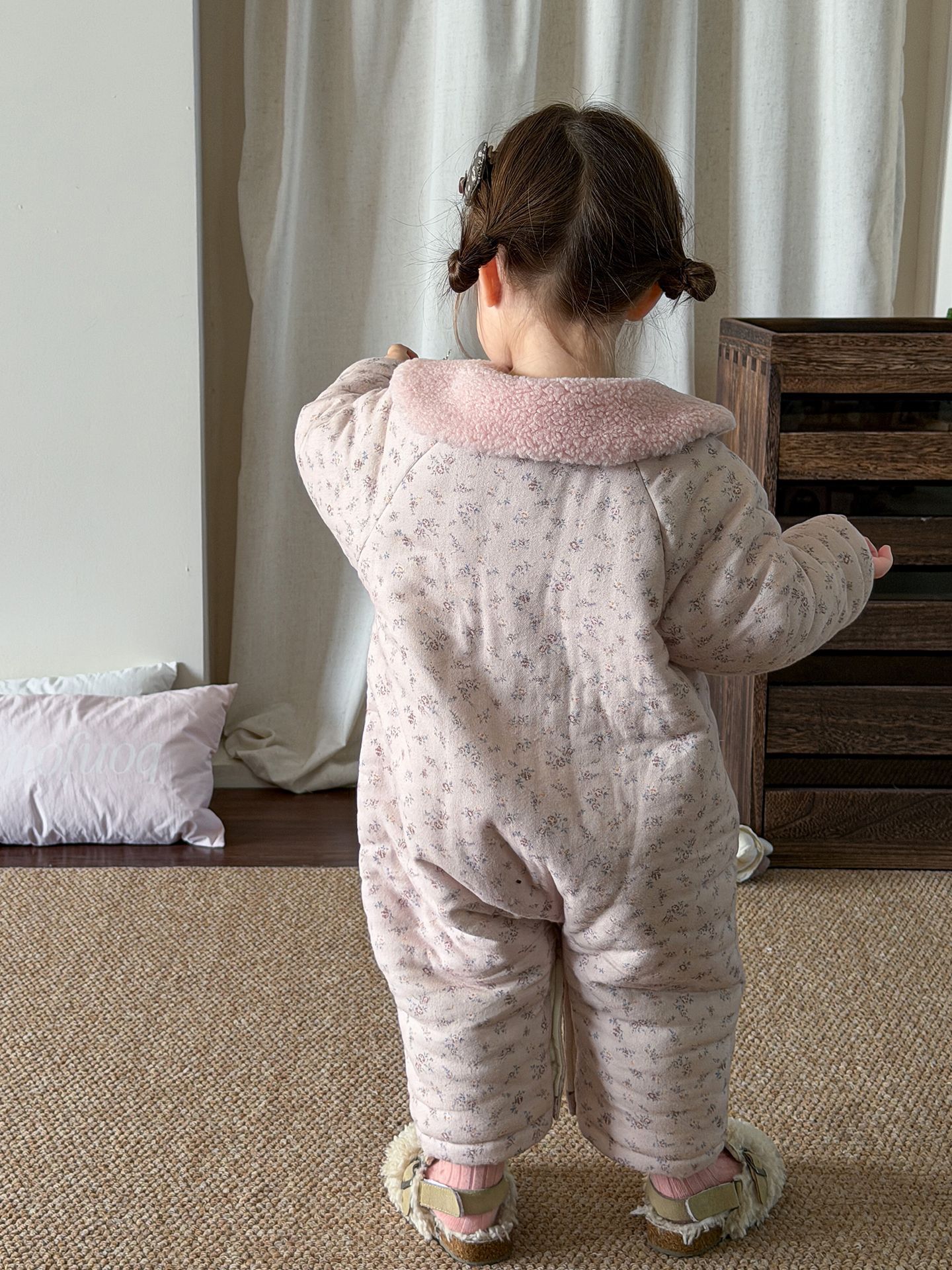 Sugar Pear ropa infantil, ropa de bebé, camiseta de algodón, ropa de invierno, ropa de escalada para niños de clase A.