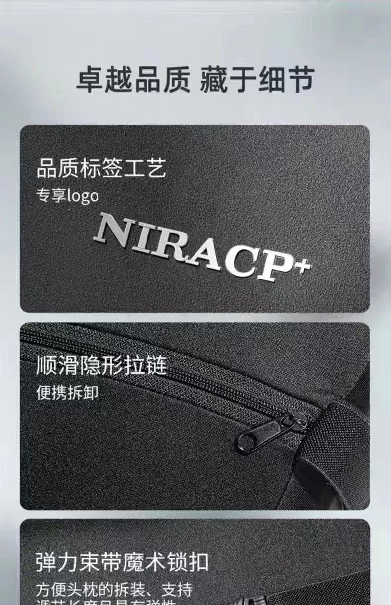 Cross-Border Car Headrest and Lumbar Support Factory Wholesale Car Memory Foam Lumbar Cushion Backrest Lumbar Pillow Car Neck Pillow