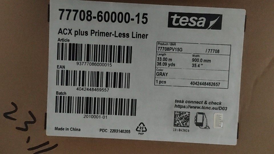 德莎胶带 tesa77708 单面免底涂 模切成型 汽车外饰专用胶带