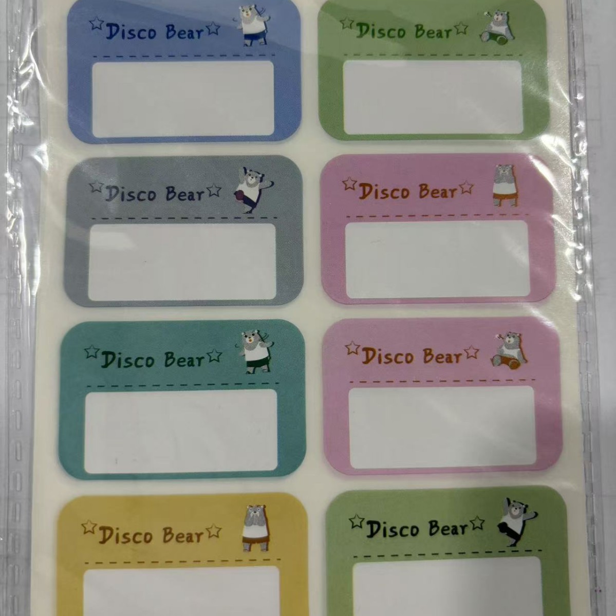 Bear style-6 pieces/pack