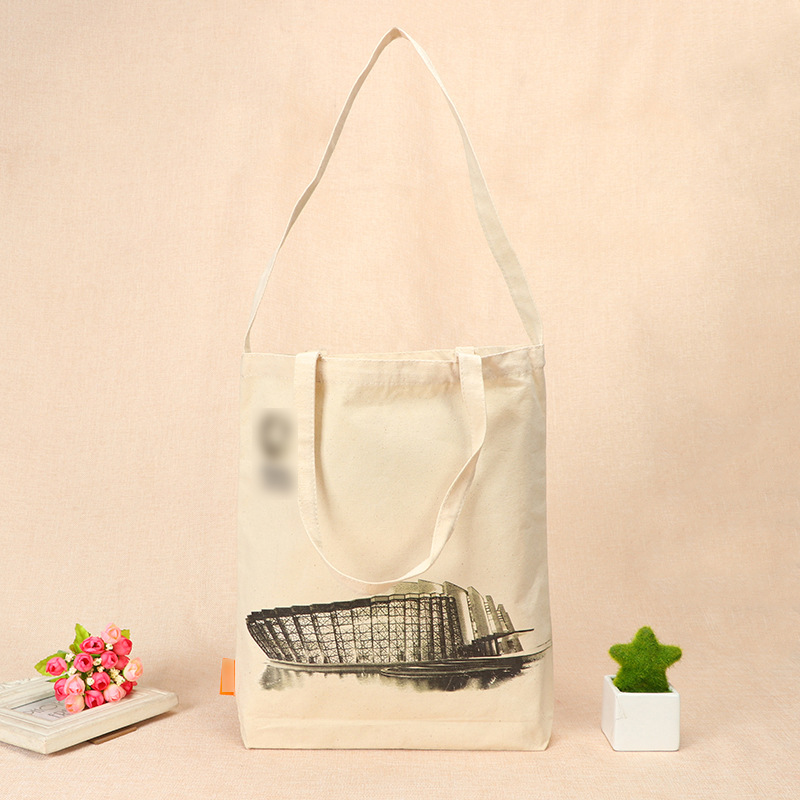 厂家定 做彩印帆布包 生产批发简约潮搭帆布包韩版个性女包牛筋