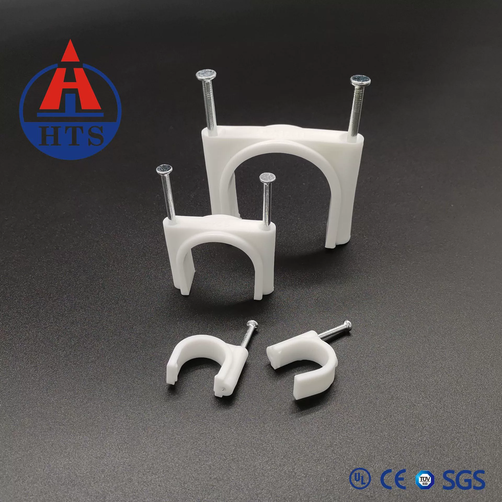 Стальной гвоздь линии карты круглый 45678910121416 мм белый сплошной провод ткань Пряжка фиксированный зажим линии зажим U трубки карты