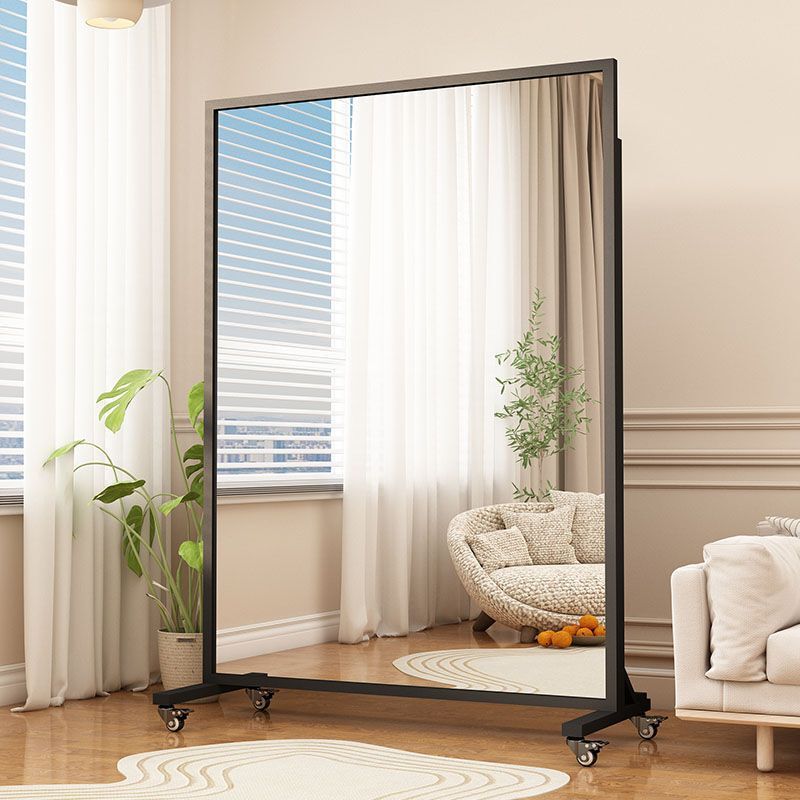 High-Definition Dance Mirror Universal Wheel Dance Mirror Vertical Movable Dance Mirror Home Yoga Room Gym