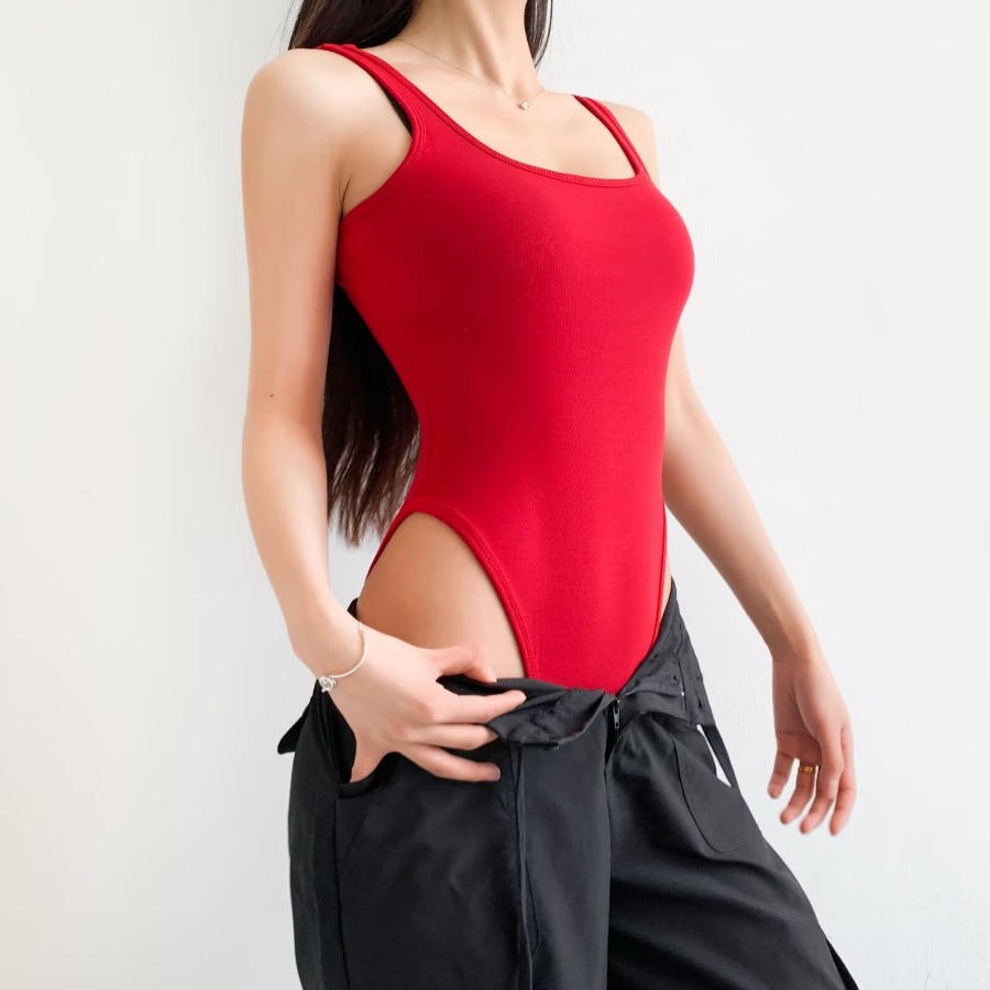 summer solid vest