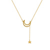 Fashionable necklace stainless steel, small accessory, design chain for key bag , does not fade