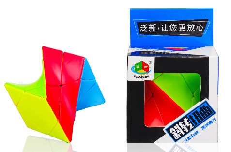 汎新異形redi円柱ルービックキューブ新円柱ルービックキューブねじれ斜転三階ルービックキューブdiy三階ルービックキューブ|undefined