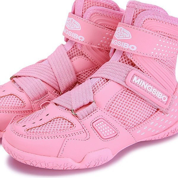 Детские профессиональные мужские и женские боксерские туфли, тренировочные борцовские туфли, спортивные туфли для приседаний, дышащие, профессиональные, износостойкие, нескользящие, легкие