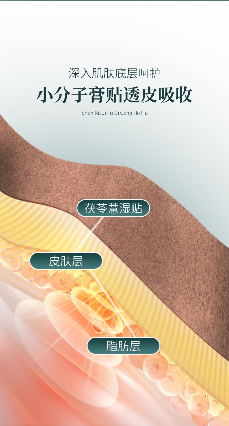 Fu Ling Yi Shi Navel Patch Poria Coix Warming Belly Care Topical Herbal Sticker quality and texture