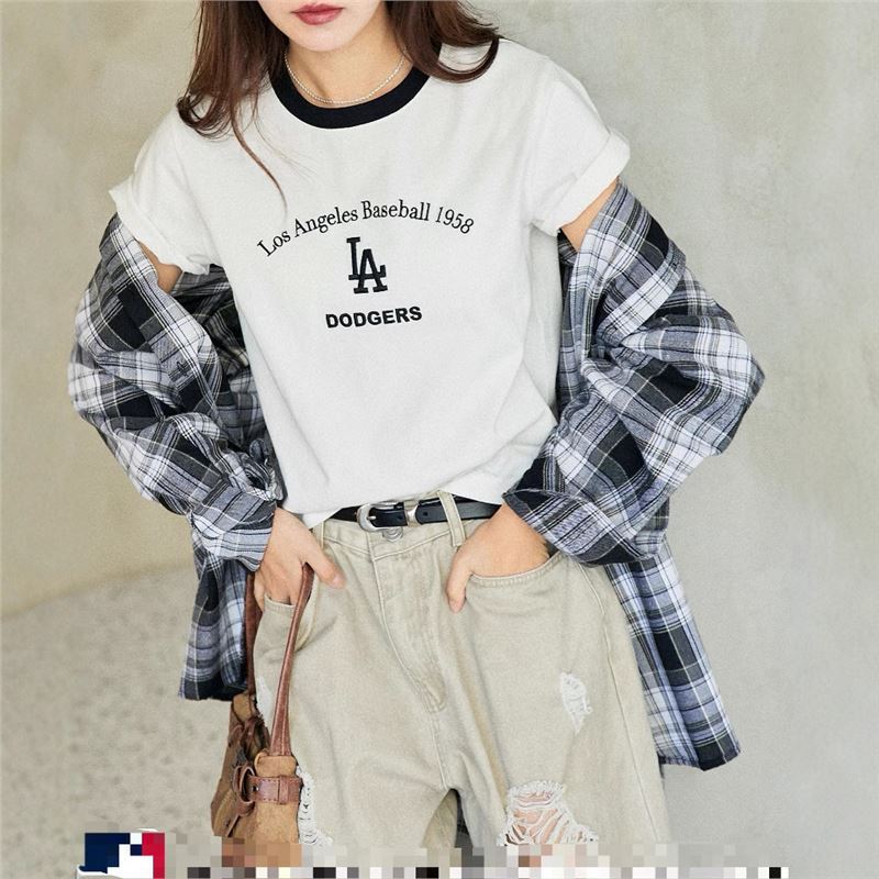 -T Full Color-Blocking Foreign Trade Clothing ml Splicing Same Style Direct Supply for Men and Women Fre New T-Shirt with Color Sleeves