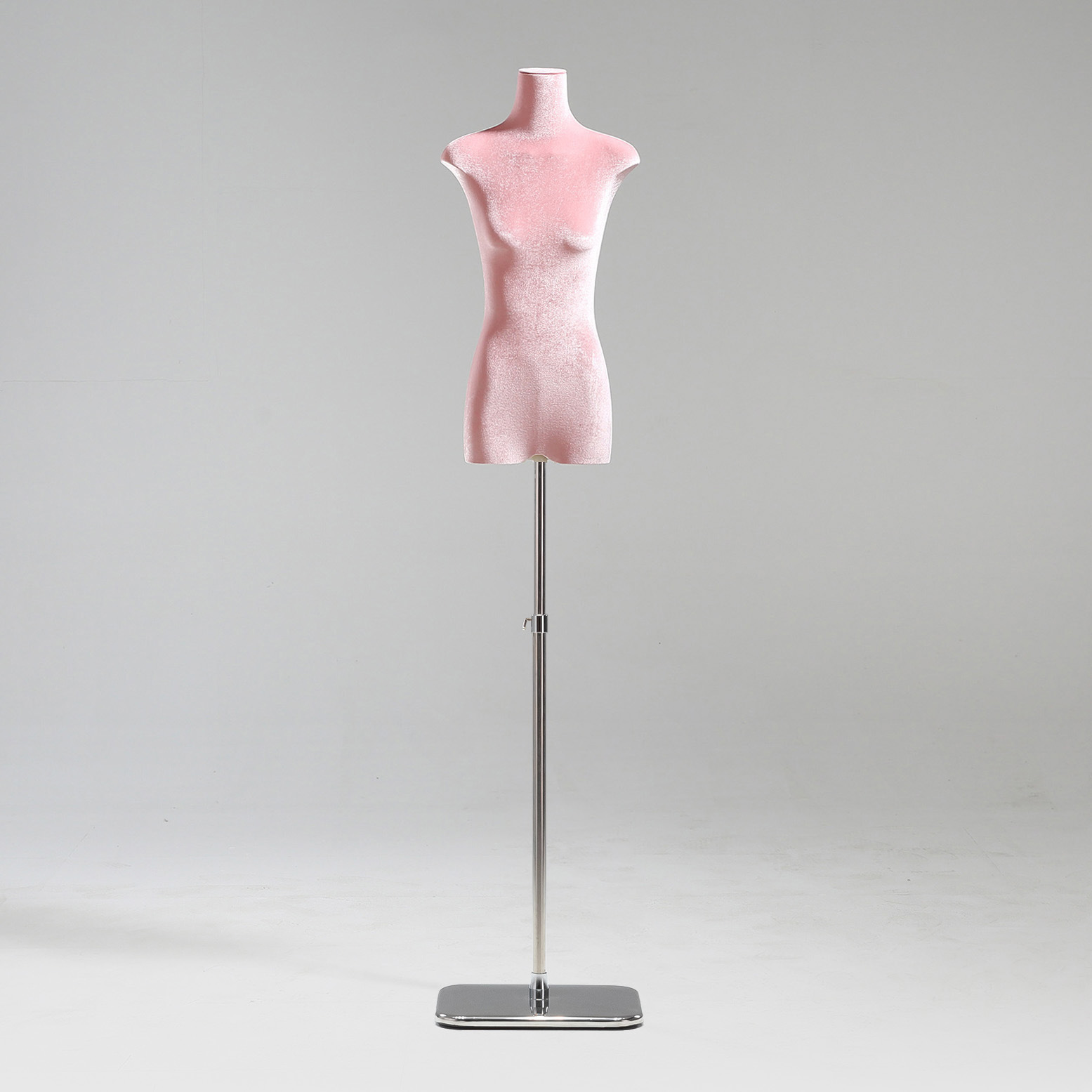 Modelo de tienda de ropa estante de exhibición de terciopelo pecho plano cuerpo plano ropa de mujer modelo de busto accesorios ventana estante modelo de plataforma image 40