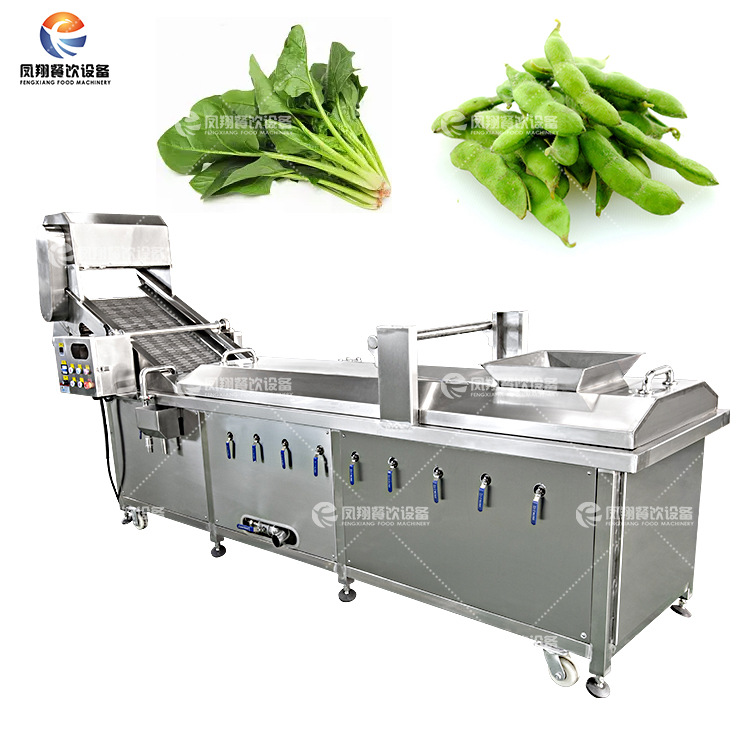 工厂直销 蔬菜网带式蒸汽漂烫机 商用全自动高温杀青机网面易清洁