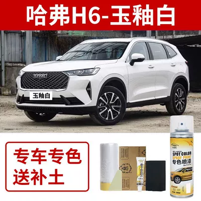 Avtomobil boya qələmləri — Paint Dark Black Spray Paint - harvard-h6-jade-white-gen-3-includes-white-primer