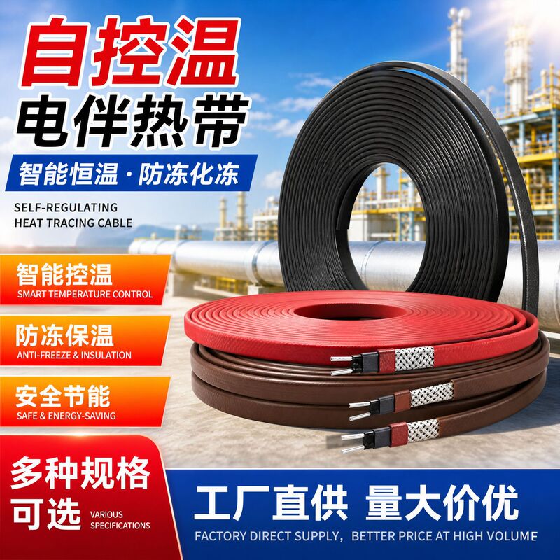 Heating Tape, Low-Pressure Defrosting Tape, Constant Temperature Thawing Tape, Self-Regulating Temperature Explosion-Proof Heating Tape, Solar Water Pipe Electric Heating Tape Heating Tape, Low-Pressure Defrosting Tape, Constant Temperature Thawing Tape, Self-Regulating Temperature Explosion-Proof Heating Tape, Solar Water Pipe Electric Heating Tape