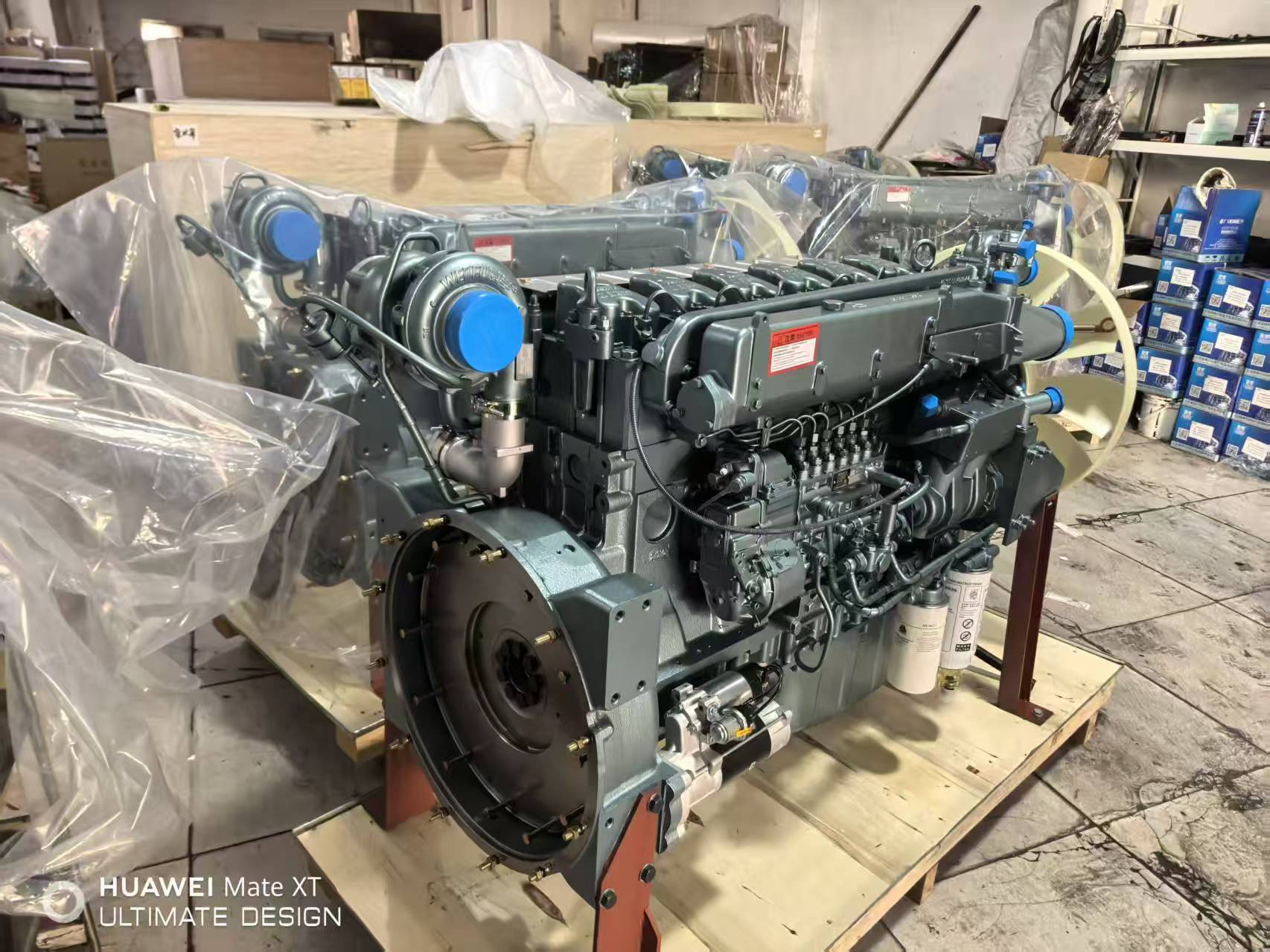 Export Weichai Engine Assembly 336 340 380 420 Loader Wp10 Wp12 Heavy Truck Engine
