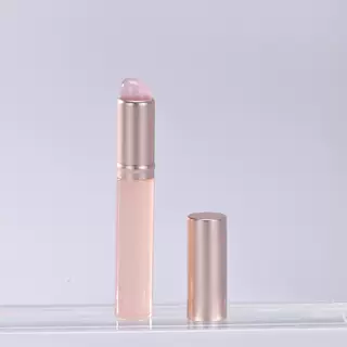 Silicone Lip Brush Lipstick Round Head Portable Blooming - Pink Head - View 1