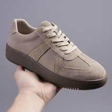 夏季网面德训鞋45厚底防滑休闲板鞋46加肥加宽大码男鞋47休闲鞋男