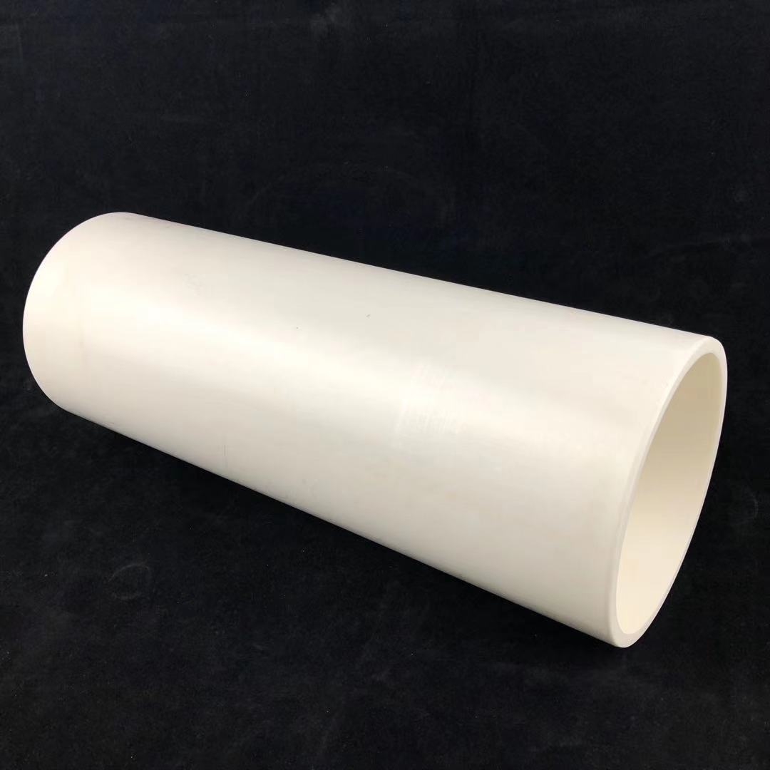 大尺寸氧化锆绝缘陶瓷管耐高温耐高压氧化锆耐磨保护套管过料筒