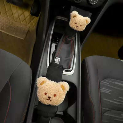 set hand brake set car gear | Sürətlər qutusu və əl tormozu başlıqları - general-purpose-new-bear-head-gear-sleeve-handbrake-sleeve