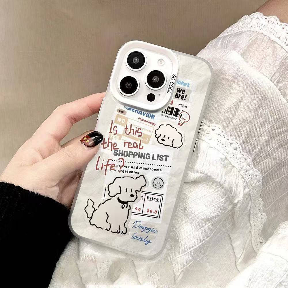 Nuevo lindo graffiti para iPhone 16 funda para teléfono móvil Apple 15promax/14/13pro12 Europa y América 11x