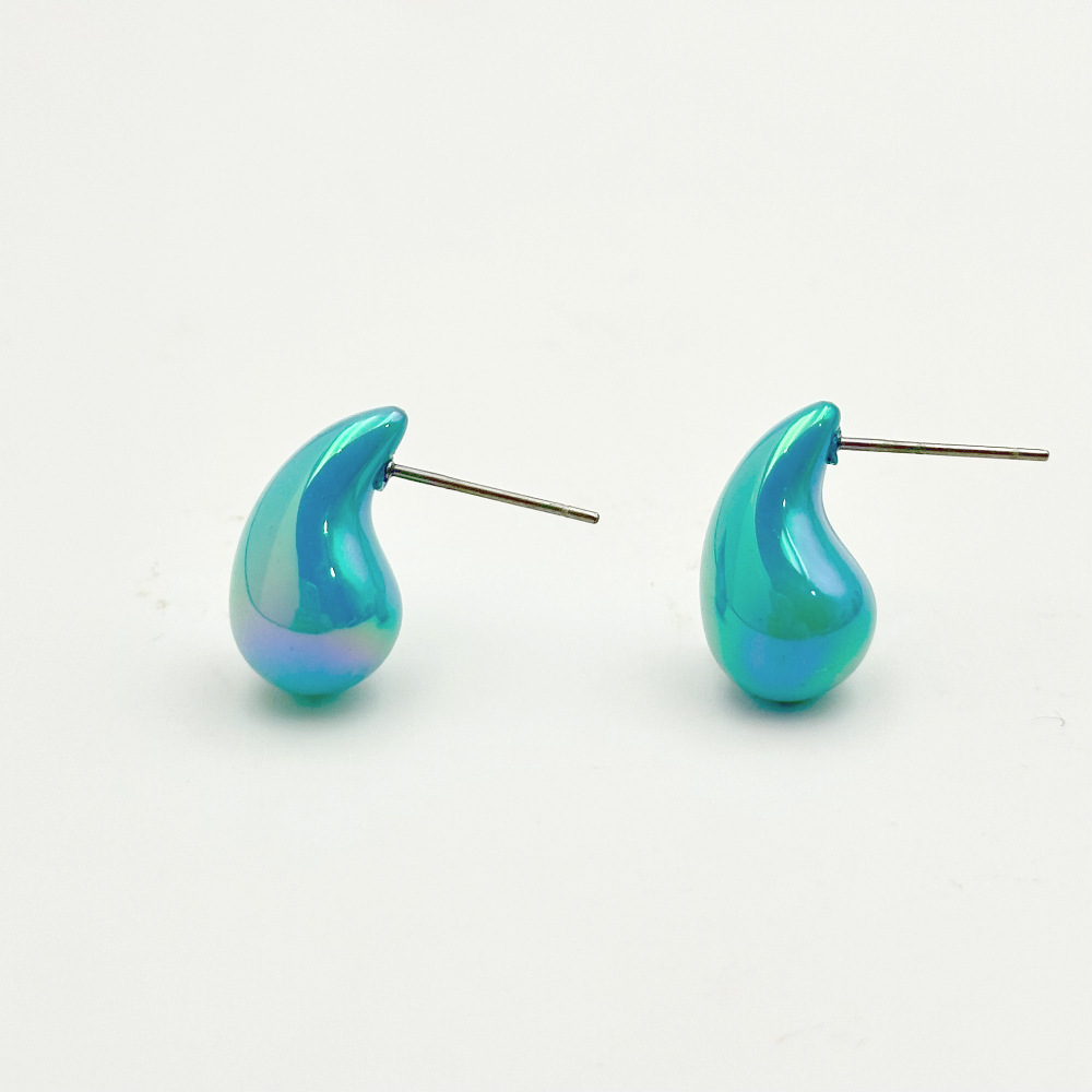 1 Pair Lady Sweet Water Droplets Arylic Ear Studs display picture 13
