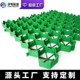 厂家定制工厂外贸工程塑料绿化平口高强度消防通道停车场植草格