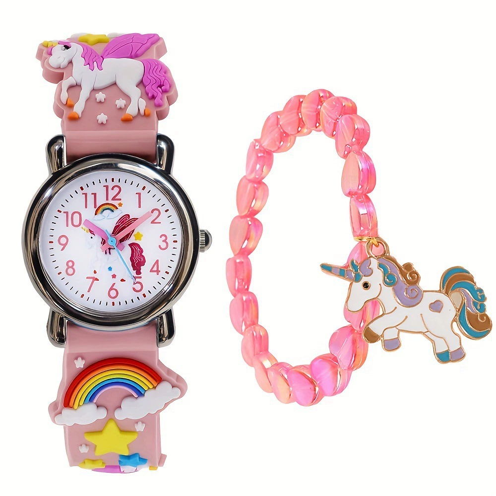 High quality children's watch, cartoon silicone bracelet, quartz watches